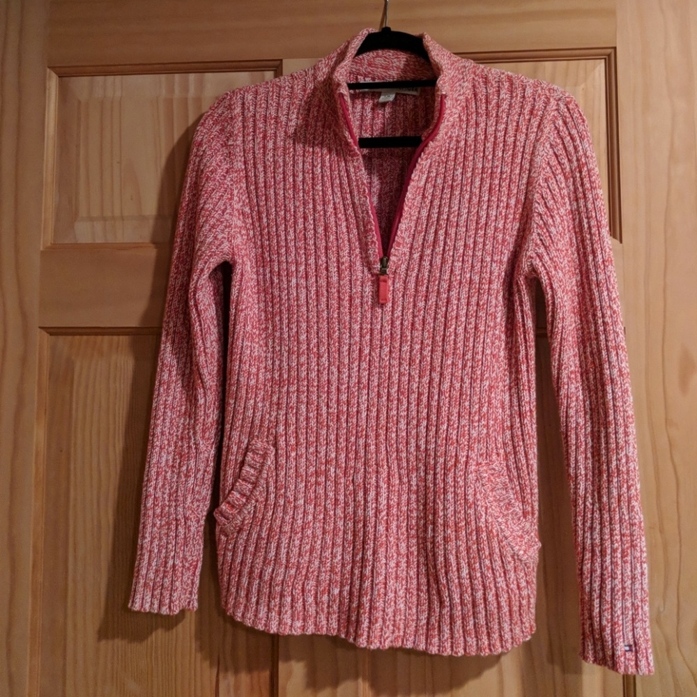 LIKE NEW Tommy Hilfiger quarter zip sweater
